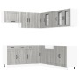 Mueble cocina Lucca sonoma gris 11 pzas madera contrachapada de , Armarios de cocina - Ref: Foro24-3314927, Precio: 766,21 €,...