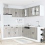 Mueble cocina Lucca sonoma gris 11 pzas madera contrachapada de , Armarios de cocina - Ref: Foro24-3314927, Precio: 766,21 €,...