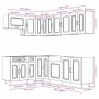 Mueble cocina Lucca sonoma gris 11 pzas madera contrachapada de , Armarios de cocina - Ref: Foro24-3314927, Precio: 766,21 €,...