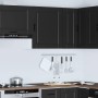 Mueble de pared de cocina Porto madera contrachapada negra de , Armarios de cocina - Ref: Foro24-854039, Precio: 64,24 €, Des...