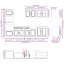 Mueble de cocina Kalmar negra 7 piezas madera contrachapada von , Küchenschränke - Ref: Foro24-3314732, Preis: 668,84 €, Raba...