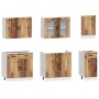 Mueble cocina Kalmar madera vieja 7 pzas madera contrachapada von , Küchenschränke - Ref: Foro24-3314739, Preis: 658,16 €, Ra...