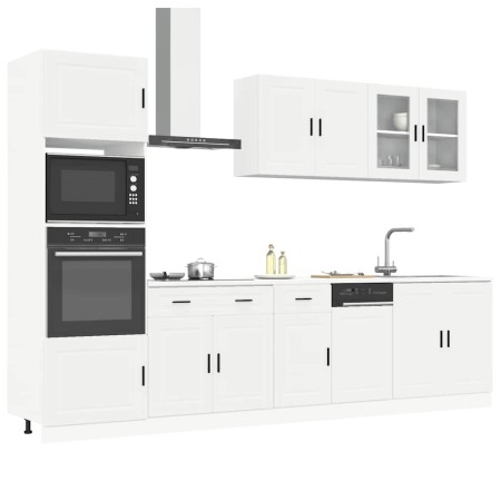 Mueble de cocina Kalmar blanco 7 piezas madera contrachapada von , Küchenschränke - Ref: Foro24-3314751, Preis: 707,31 €, Rab...