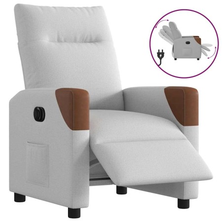 Sillón reclinable eléctrico de tela gris nube von , Sessel - Ref: Foro24-3323989, Preis: 231,36 €, Rabatt: %