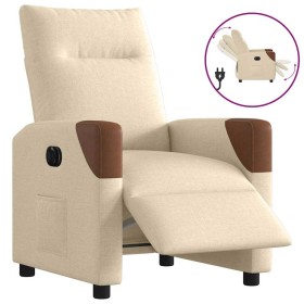 Sillón reclinable eléctrico de tela crema von , Sessel - Ref: Foro24-3323994, Preis: 243,60 €, Rabatt: %