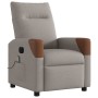 Sillón reclinable de masaje eléctrico tela gris taupe von , Sessel - Ref: Foro24-3324003, Preis: 262,90 €, Rabatt: %