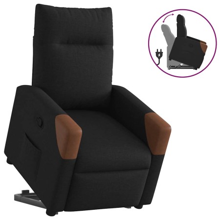 Sillón reclinable elevable tela negro von , Sessel - Ref: Foro24-3324008, Preis: 253,54 €, Rabatt: %
