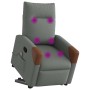 Silla de masaje reclinable de pie de tela gris oscuro de , Sillones - Ref: Foro24-3324015, Precio: 269,47 €