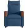 Sillón reclinable de masaje elevable tela azul by , Armchairs - Ref: Foro24-3324020, Price: 282,43 €, Discount: %