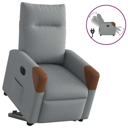 Sillón eléctrico reclinable elevable de tela gris claro von , Sessel - Ref: Foro24-3324022, Preis: 297,54 €, Rabatt: %