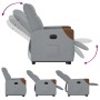 Sillón eléctrico reclinable elevable de tela gris claro von , Sessel - Ref: Foro24-3324022, Preis: 297,54 €, Rabatt: %