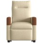 Sillón de masaje eléctrico reclinable elevable tela crema by , Armchairs - Ref: Foro24-3324034, Price: 303,64 €, Discount: %