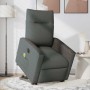 Sillón de masaje eléctrico reclinable elevable tela gris oscuro by , Armchairs - Ref: Foro24-3324074, Price: 319,29 €, Discou...