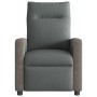 Sillón reclinable eléctrico de tela gris oscuro by , Armchairs - Ref: Foro24-3324081, Price: 231,85 €, Discount: %