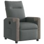 Sillón reclinable eléctrico de tela gris oscuro by , Armchairs - Ref: Foro24-3324081, Price: 231,85 €, Discount: %