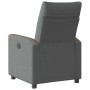Sillón reclinable eléctrico de tela gris oscuro by , Armchairs - Ref: Foro24-3324081, Price: 231,85 €, Discount: %