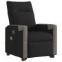 Sillón reclinable de masaje elevable tela negro by , Armchairs - Ref: Foro24-3324097, Price: 269,08 €, Discount: %