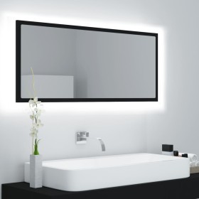 Badezimmerspiegel LED Acryl schwarz 100x8,5x37 cm von vidaXL, Badezimmerwaschtische - Ref: Foro24-804941, Preis: 58,09 €, Rab...
