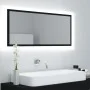 Espejo de baño LED acrílico negro 100x8,5x37 cm de vidaXL, Tocadores de baño - Ref: Foro24-804941, Precio: 60,78 €, Descuento: %