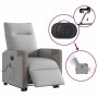 Sillón de masaje eléctrico reclinable elevable tela gris nube by , Armchairs - Ref: Foro24-3324104, Price: 317,44 €, Discount: %