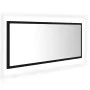 Espejo de baño LED acrílico negro 100x8,5x37 cm de vidaXL, Tocadores de baño - Ref: Foro24-804941, Precio: 60,78 €, Descuento: %