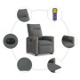 Sillón de masaje eléctrico reclinable elevable tela gris oscuro by , Armchairs - Ref: Foro24-3324106, Price: 318,17 €, Discou...