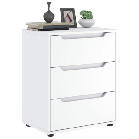 Aparador VISNES blanco 60x40x73 cm madera de ingeniería de , Cajoneras - Ref: Foro24-4108284, Precio: 116,47 €, Descuento: %