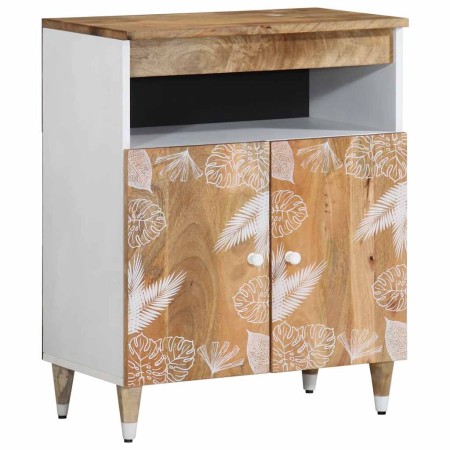 Aparador de madera maciza de mango 60x33,5x75 cm von , CD- und DVD-Speicher - Ref: Foro24-4018689, Preis: 71,69 €, Rabatt: %