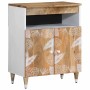 Aparador de madera maciza de mango 60x33,5x75 cm von , CD- und DVD-Speicher - Ref: Foro24-4018689, Preis: 71,69 €, Rabatt: %