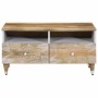 Mesa de centro de madera maciza mango 80x54x40 cm by , Coffee table - Ref: Foro24-4018677, Price: 101,95 €, Discount: %