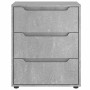 Aparador VISNES gris hormigón 60x40x73 cm madera de ingeniería by , Drawers - Ref: Foro24-4108286, Price: 117,94 €, Discount: %