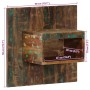 Mesilla de noche multicolor 50x27x50 cm madera maciza reciclada von , Nachttische - Ref: Foro24-4017526, Preis: 109,11 €, Rab...
