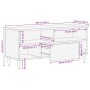 Mueble de TV madera maciza de mango 100x33,5x46 cm by , CD and DVD storage - Ref: Foro24-4018680, Price: 90,56 €, Discount: %