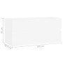 Armario para lavabo madera contrachapada blanco 100x38,5x45 cm de vidaXL, Muebles de baño - Ref: Foro24-804764, Precio: 75,70 €
