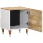 Mesitas de noche 2 uds madera maciza de mango 40x33,5x46 cm by , Nightstands - Ref: Foro24-4018661, Price: 79,80 €, Discount: %