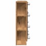 Mueble con espejo y luces LED roble artesanal 70x16,5x60 cm de , Tocadores de baño - Ref: Foro24-857004, Precio: 98,58 €, Des...