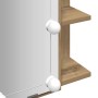 Mueble con espejo y luces LED roble artesanal 70x16,5x60 cm de , Tocadores de baño - Ref: Foro24-857004, Precio: 98,58 €, Des...