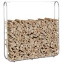 Leñero acero galvanizado 150x25x150 cm de , Bolsas y soportes de leña - Ref: Foro24-4100704, Precio: 33,11 €, Descuento: %