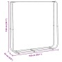 Leñero acero galvanizado 150x25x150 cm de , Bolsas y soportes de leña - Ref: Foro24-4100704, Precio: 33,11 €, Descuento: %