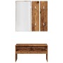 Juego de muebles de recibidor madera ingeniería madera antigua by , Benches for halls and storage - Ref: Foro24-857019, Price...
