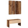 Juego de muebles de recibidor madera ingeniería madera antigua by , Benches for halls and storage - Ref: Foro24-857019, Price...