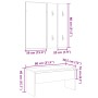 Juego de muebles de recibidor madera ingeniería madera antigua by , Benches for halls and storage - Ref: Foro24-857019, Price...