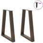 Patas para mesa de comedor en forma de V 2 uds acero natural von , Tischbeine - Ref: Foro24-4012567, Preis: 84,68 €, Rabatt: %