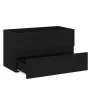 Mueble de lavabo madera de ingeniería negro 80x38,5x45 cm de vidaXL, Muebles de baño - Ref: Foro24-804747, Precio: 55,33 €, D...