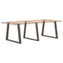 Patas para mesa de comedor en forma de V 3 uds acero natural by , Table legs - Ref: Foro24-4012599, Price: 164,05 €, Discount: %