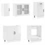 Mueble cocina Kalmar blanco de alto brillo 8 pzas von , Küchenschränke - Ref: Foro24-3314803, Preis: 683,24 €, Rabatt: %