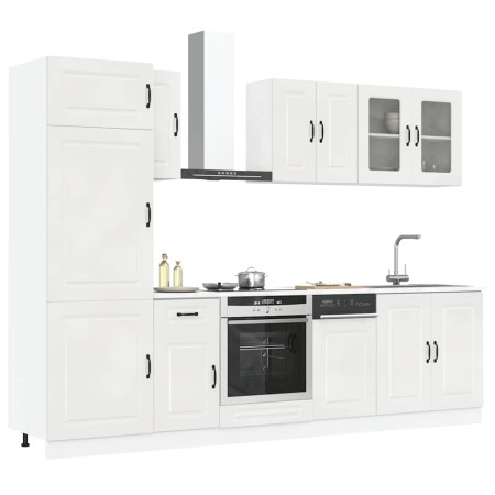 Mueble cocina Kalmar blanco de alto brillo 8 pzas von , Küchenschränke - Ref: Foro24-3314793, Preis: 696,40 €, Rabatt: %