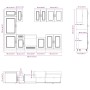 Mueble cocina Kalmar blanco de alto brillo 8 pzas von , Küchenschränke - Ref: Foro24-3314793, Preis: 696,40 €, Rabatt: %