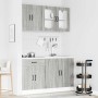 Mueble cocina Kalmar sonoma gris 4 pzas madera contrachapada von , Küchenschränke - Ref: Foro24-3314857, Preis: 310,73 €, Rab...