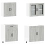 Mueble cocina Kalmar sonoma gris 4 pzas madera contrachapada von , Küchenschränke - Ref: Foro24-3314857, Preis: 310,73 €, Rab...